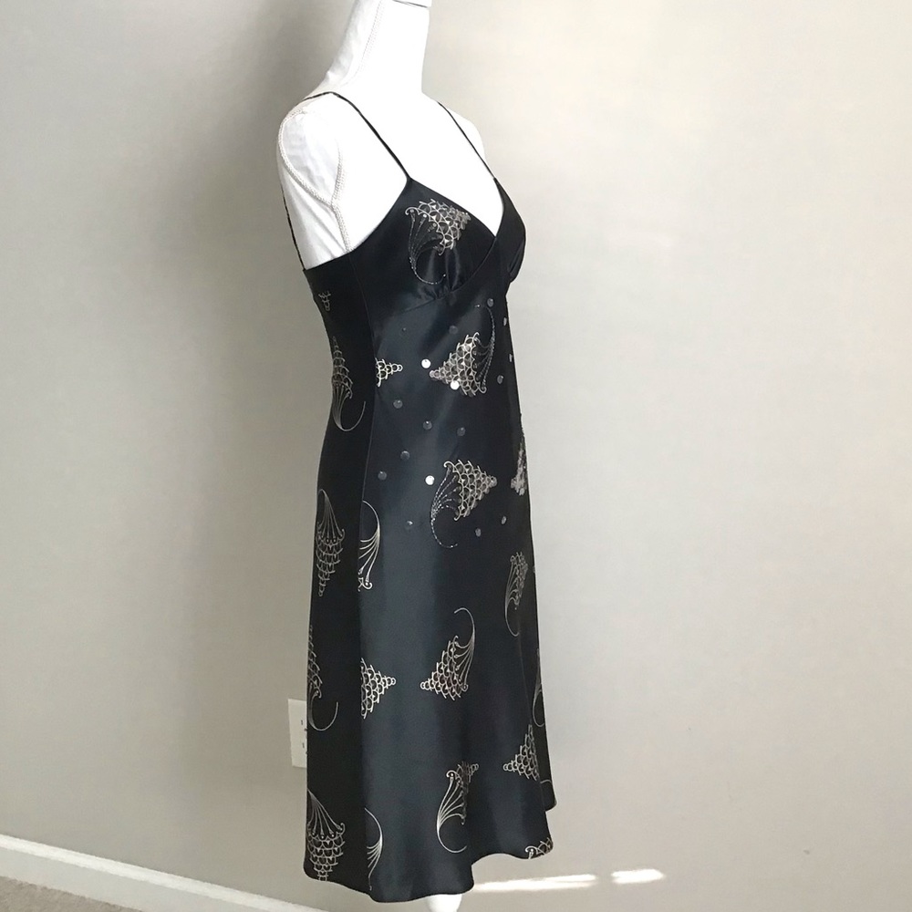 Rare Vintage Early 2000s Silk Embellished Dress ALT. ASO Gilmore Girls - Picture 6 of 15
